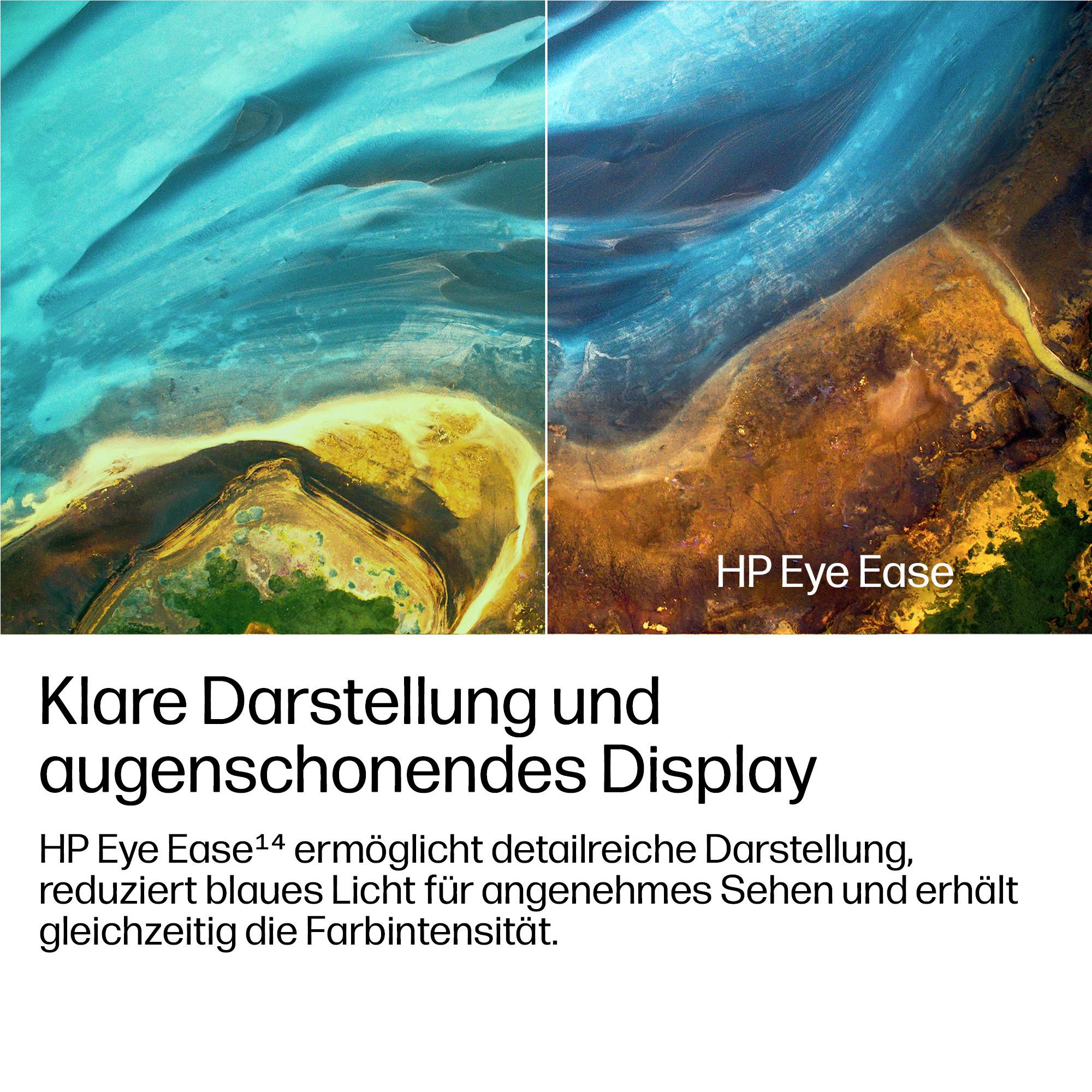 HP Notebook 35.6cm (14 Zoll) 2K AMD Ryzen AI 7 445 16GB RAM 512GB SSD Deutsch, QWERTZ AMD AMD Radeon Graphics Blau D93QZEA
