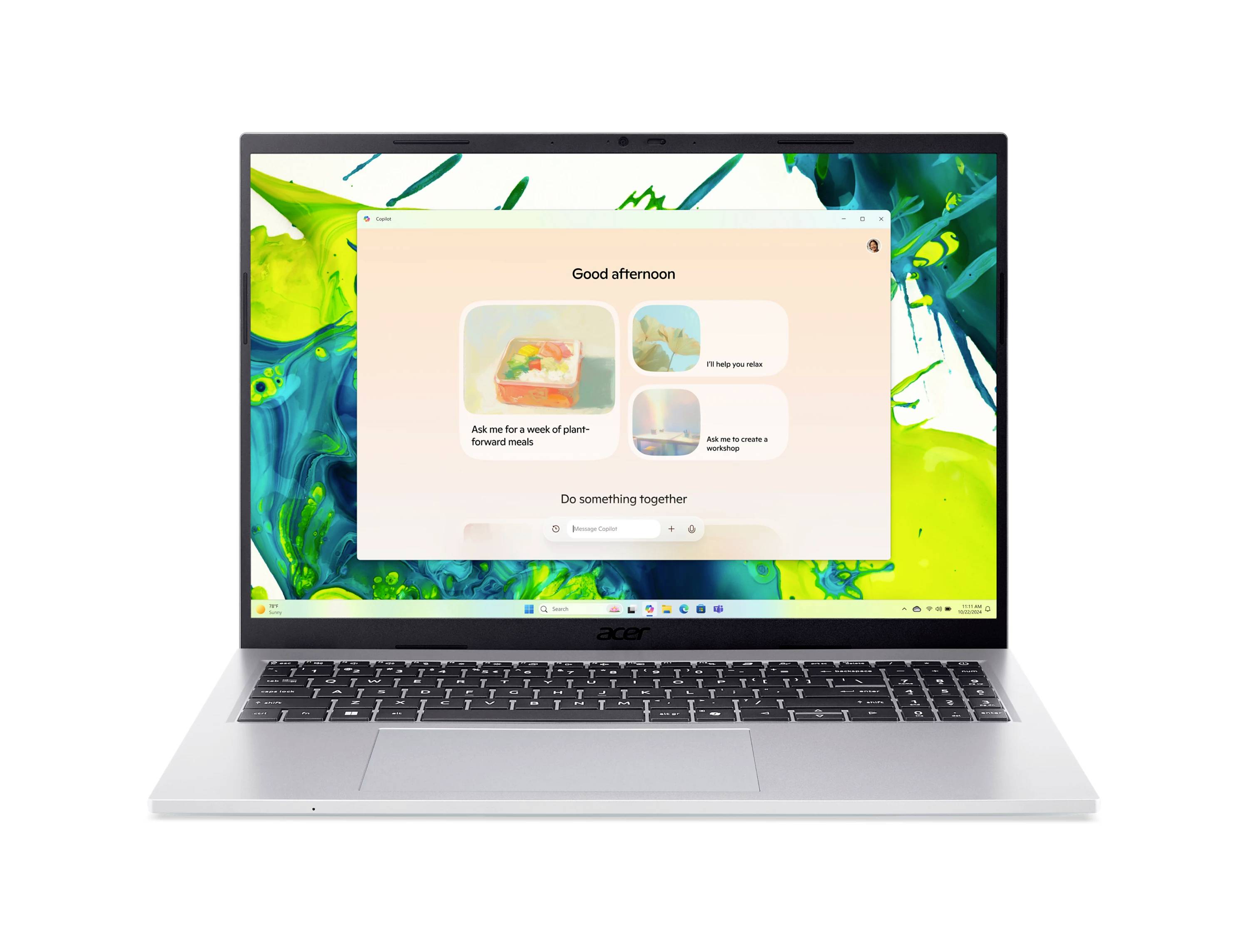 Ein Laptop, der einen 