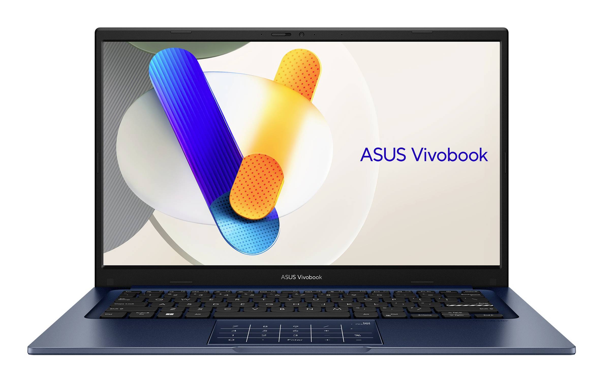 ASUS Vivobook Laptop geöffnet mit dem „ASUS Vivobook