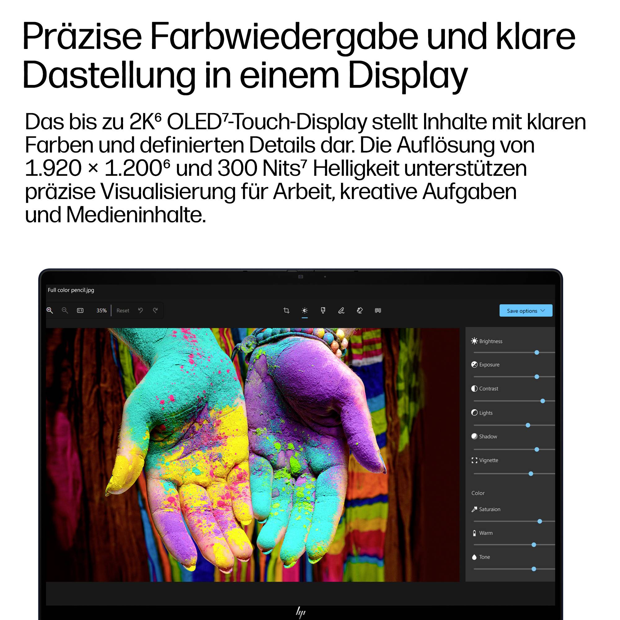 HP Notebook 35.6cm (14 Zoll) 2K AMD Ryzen AI 7 445 24GB RAM 1TB SSD Deutsch, QWERTZ AMD AMD Radeon Graphics Blau D91HHEA