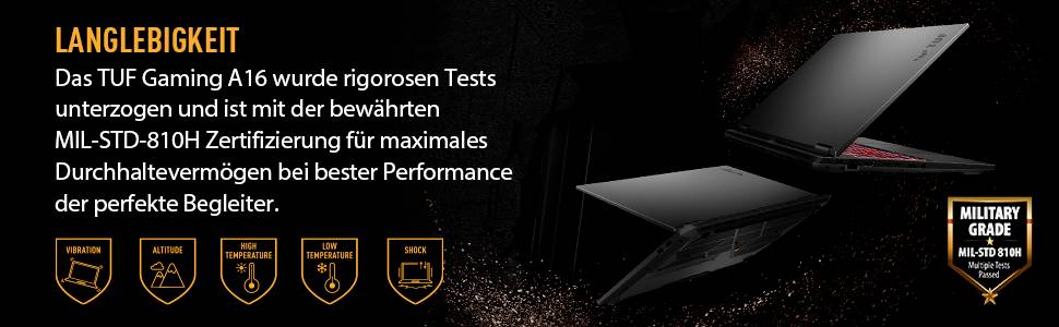 Asus Gaming Notebook 40.6cm (16 Zoll) WUXGA AMD Ryzen 7 260 8GB RAM 512GB SSD Deutsch, QWERTZ AMD AMD Radeon NVIDIA GeForce RTX