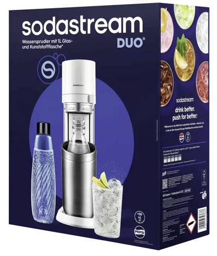 Sodastream Wassersprudler DUO weiß, Standard Weiß
