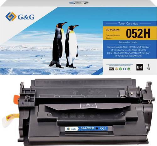 G&G Toner ersetzt Canon Canon 052H Kompatibel Schwarz 9000 Seiten NT-PC052XC