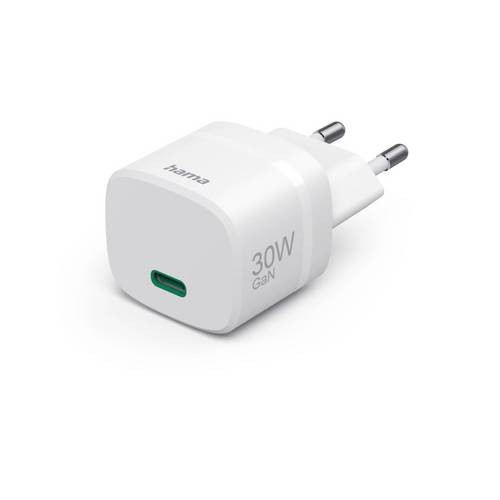 Hama USB Ladegerät 30 W Quick Charge 3.0, Quick Charge 2.0 Weiß GaN