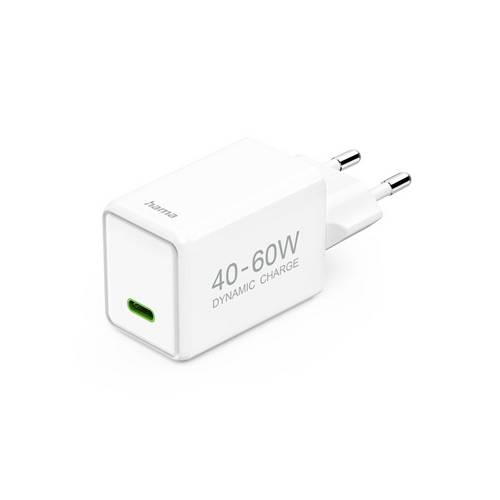 Hama USB Ladegerät 60 W Weiß GaN