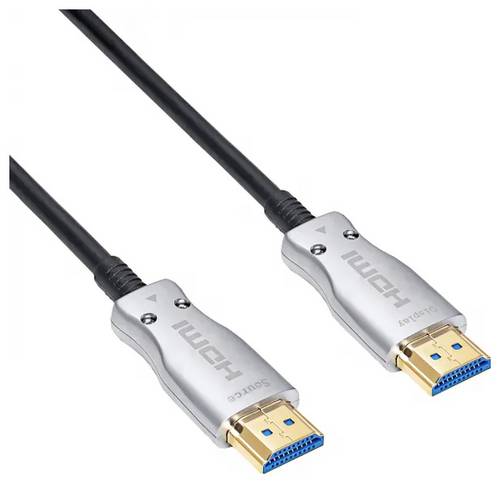 Akyga Anschlusskabel HDMI-A Stecker 40 m Schwarz AK-HD-400L HDMI-Kabel