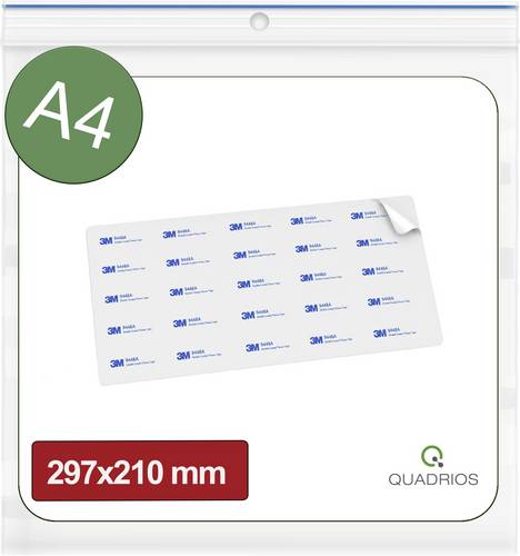 Quadrios 26SA163 26SA163 Doppelseitige Klebepads Weiß (L x B) 297 mm x 210 mm 1 St.