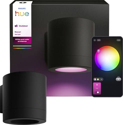 Philips Hue 8721103165589 Wandleuchte Schwarz