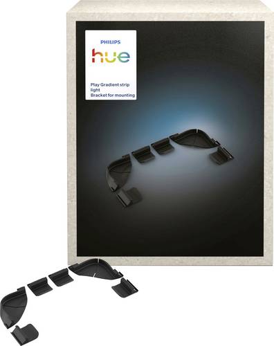 Philips Hue 8721103168504 Halterung für Lightstrip Halterung, Hue Play Gradient Lightstrip Plastik