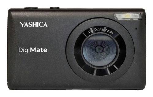 Yashica DigiMate Digitalkamera 64 Megapixel Schwarz 4K-Video, mit eingebautem Blitz