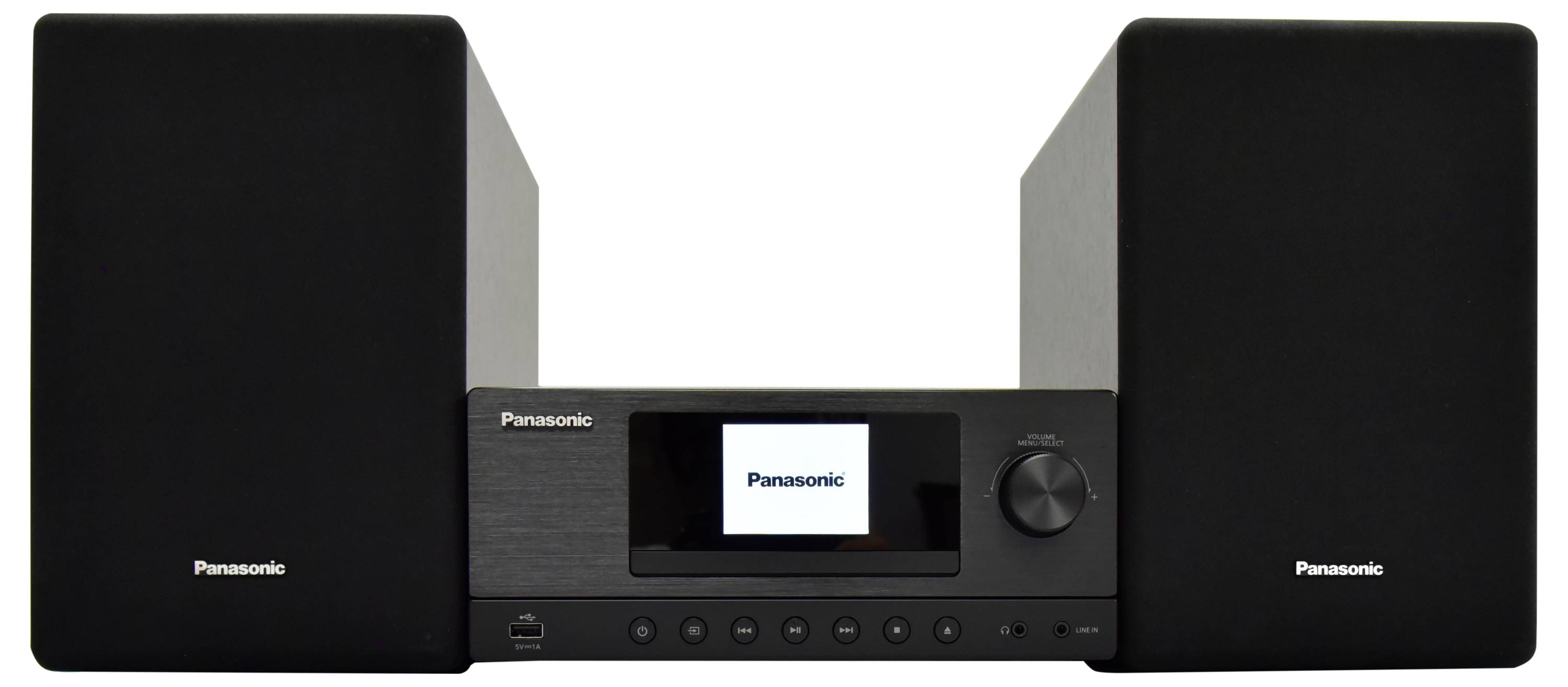 Panasonic SC-PMX112E-K Stereoanlage CD, DAB+, UKW, WLAN, Air-Play, USB, 2 x 60W Schwarz