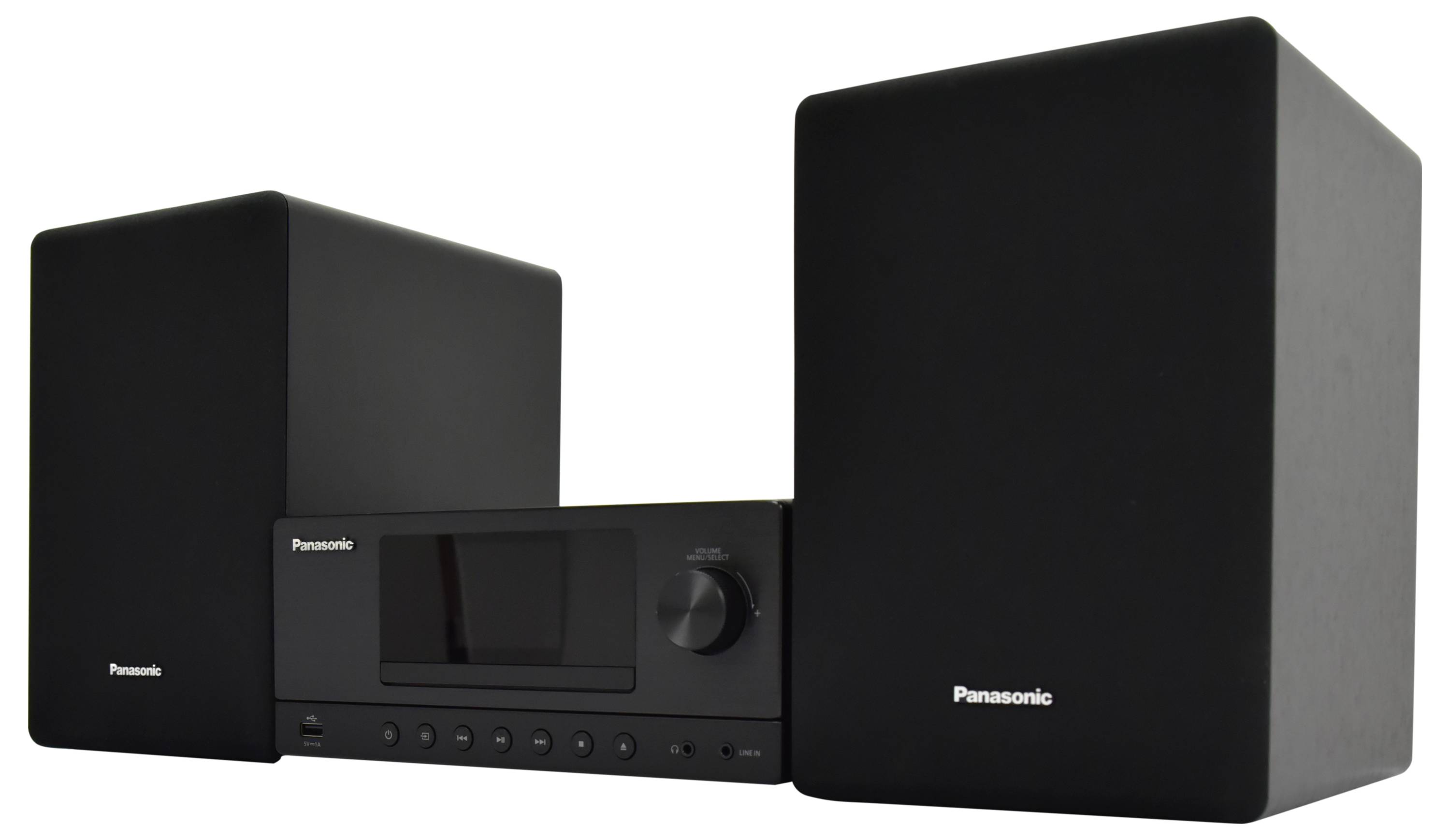 Panasonic SC-PMX112E-K Stereoanlage CD, DAB+, UKW, WLAN, Air-Play, USB, 2 x 60W Schwarz