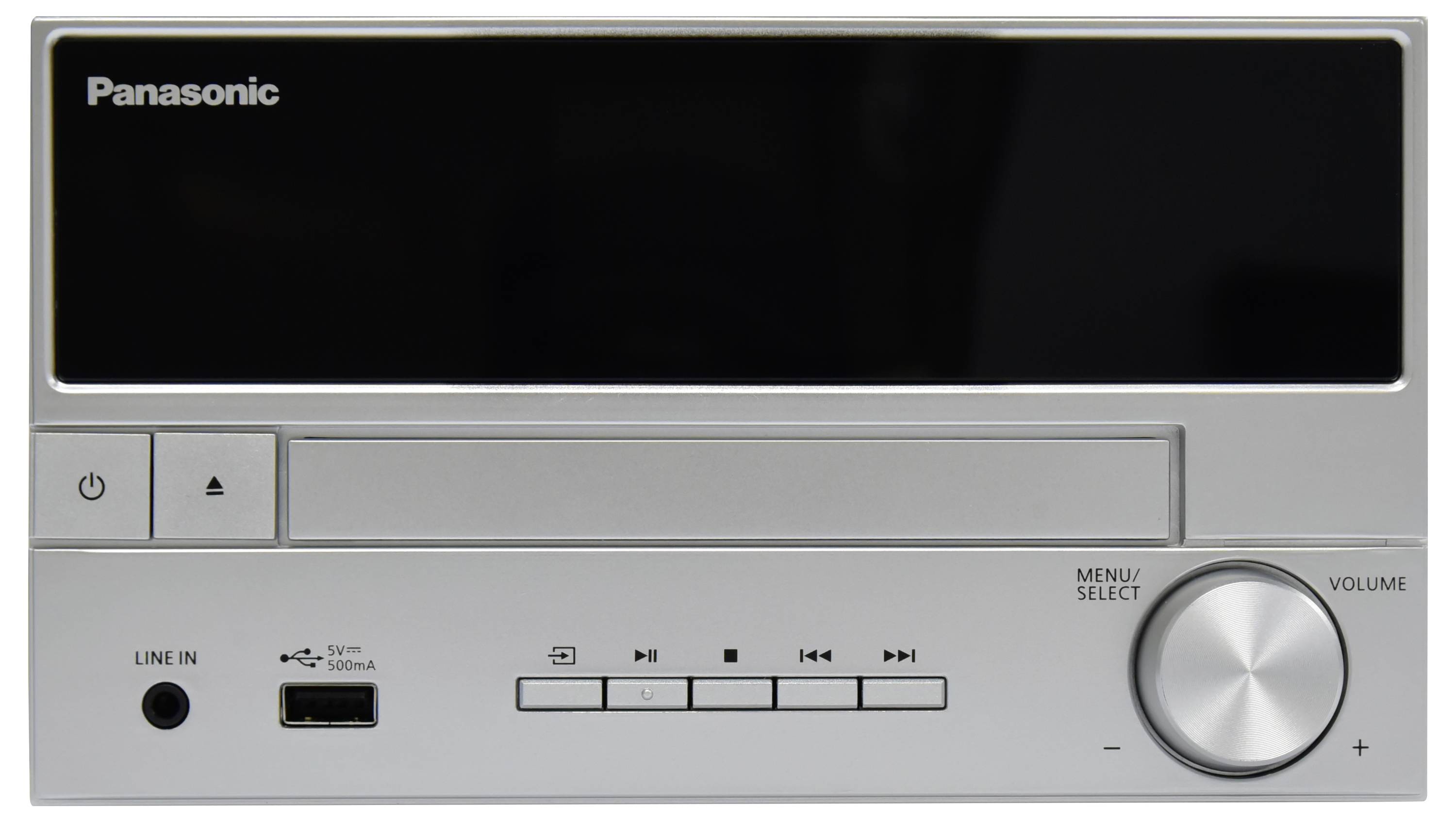 Panasonic SC-PM302E-S Stereoanlage Bluetooth®, CD, USB, DAB+, UKW, Inkl. Fernbedienung 20W Silber