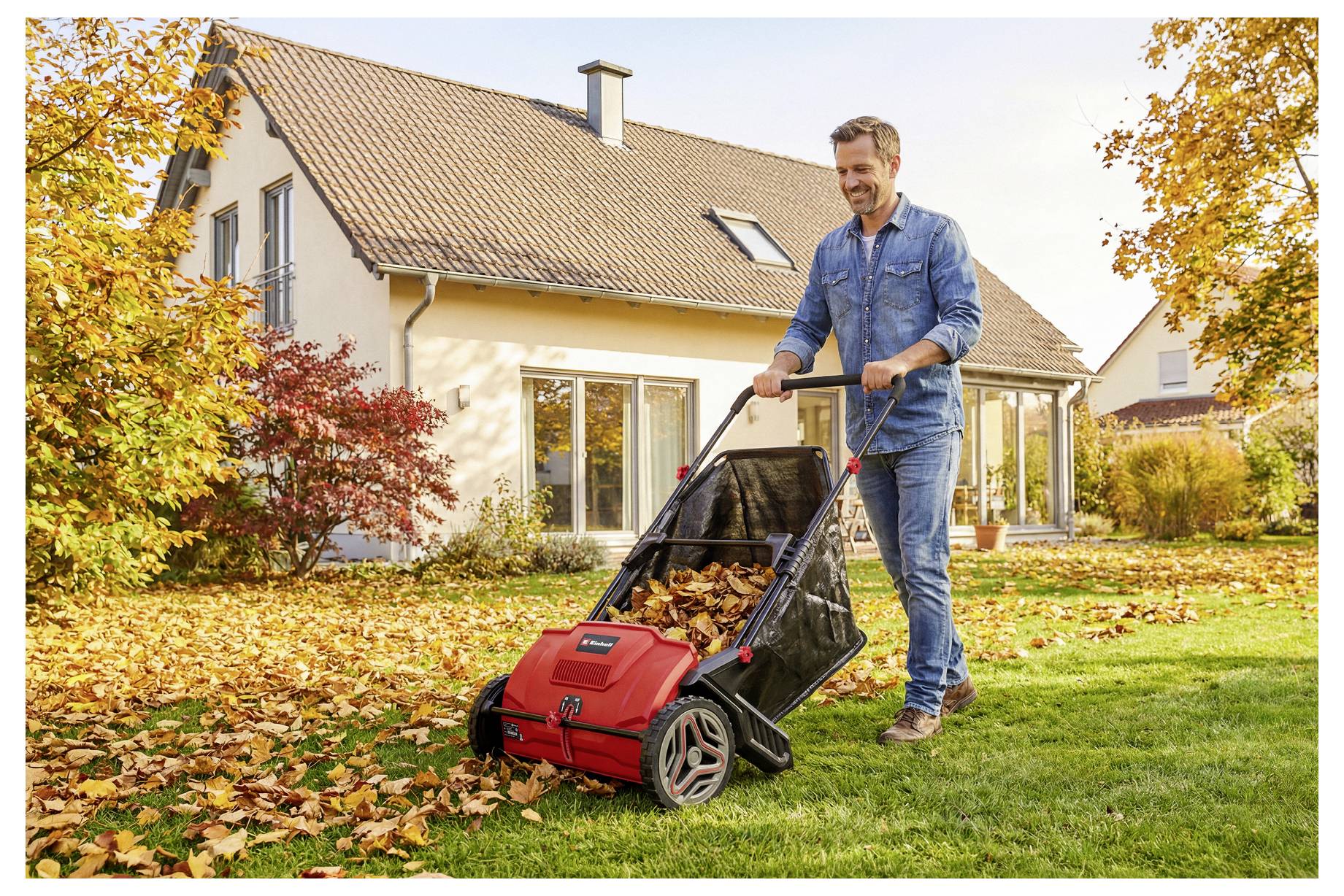 Einhell 3414182 Laubsammler Arbeitsbreite 515mm