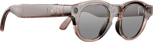 HTC VIVE Eagle Pantos Smart Glasses, KI-Brille Transparent, Braun 32 GB mit integriertem Soundsyste