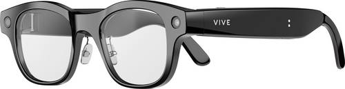 HTC VIVE Eagle Square Smart Glasses, KI-Brille Schwarz 32 GB mit integriertem Soundsystem, inkl. Be
