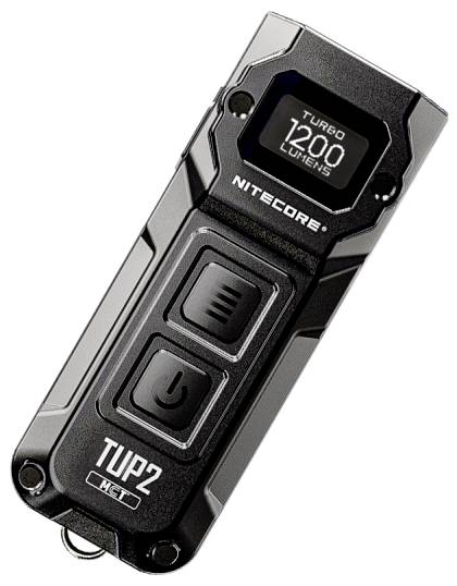 NiteCore NC-TUP2-B OLED Taschenlampe akkubetrieben 1200lm 190h 53.2g