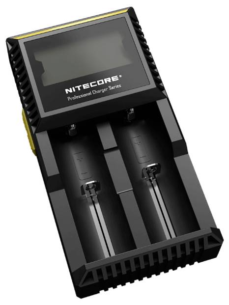 NiteCore Ladegerät LiIon, NiMH, NiCd 26650, 22650, 18650, 17670, 18490, 17500, 18350, 16340, 14500, Micro (AAA), Mignon (AA)