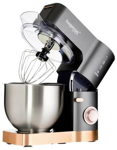 Hagenuk PKM-1200BG Küchenmaschine 1200 W Roségold, Grau