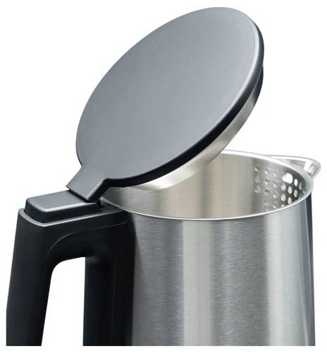 Hagenuk WK-2200.1.7D Wasserkocher Cool-Touch-Gehäuse, mit Deckel, mit Display, Temperaturvorwahl, Ü