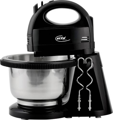 Elta HM-250.2E Handmixer 300 W Schwarz, Edelstahl
