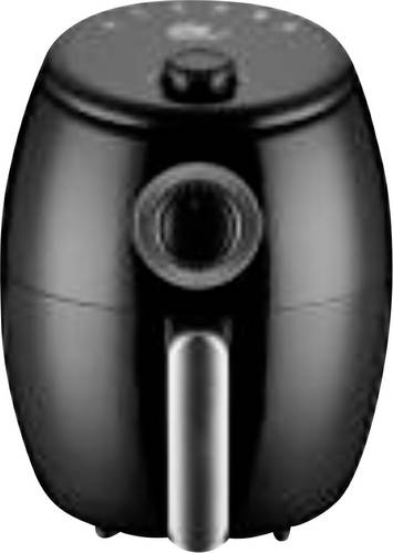 Elta AF-1000.1M Heißluftfritteuse 2 l 1000 W Kontrollleuchte, Timerfunktion Schwarz, Silber