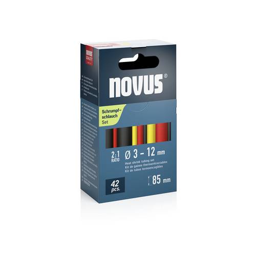 Novus Tools 035-0013 Schrumpfschlauch-Set Schwarz, Rot, Gelb 1 St.