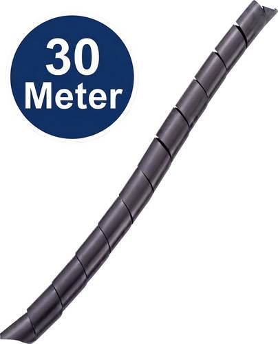 TRU COMPONENTS 1593165 TC-KSPR15BK203 Spiralschlauch 12 bis 35 mm Schwarz 30 m