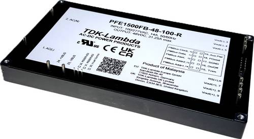 TDK-Lambda PFE1800FB-60-100-R Netzteil / Stromversorgung 63 V/DC