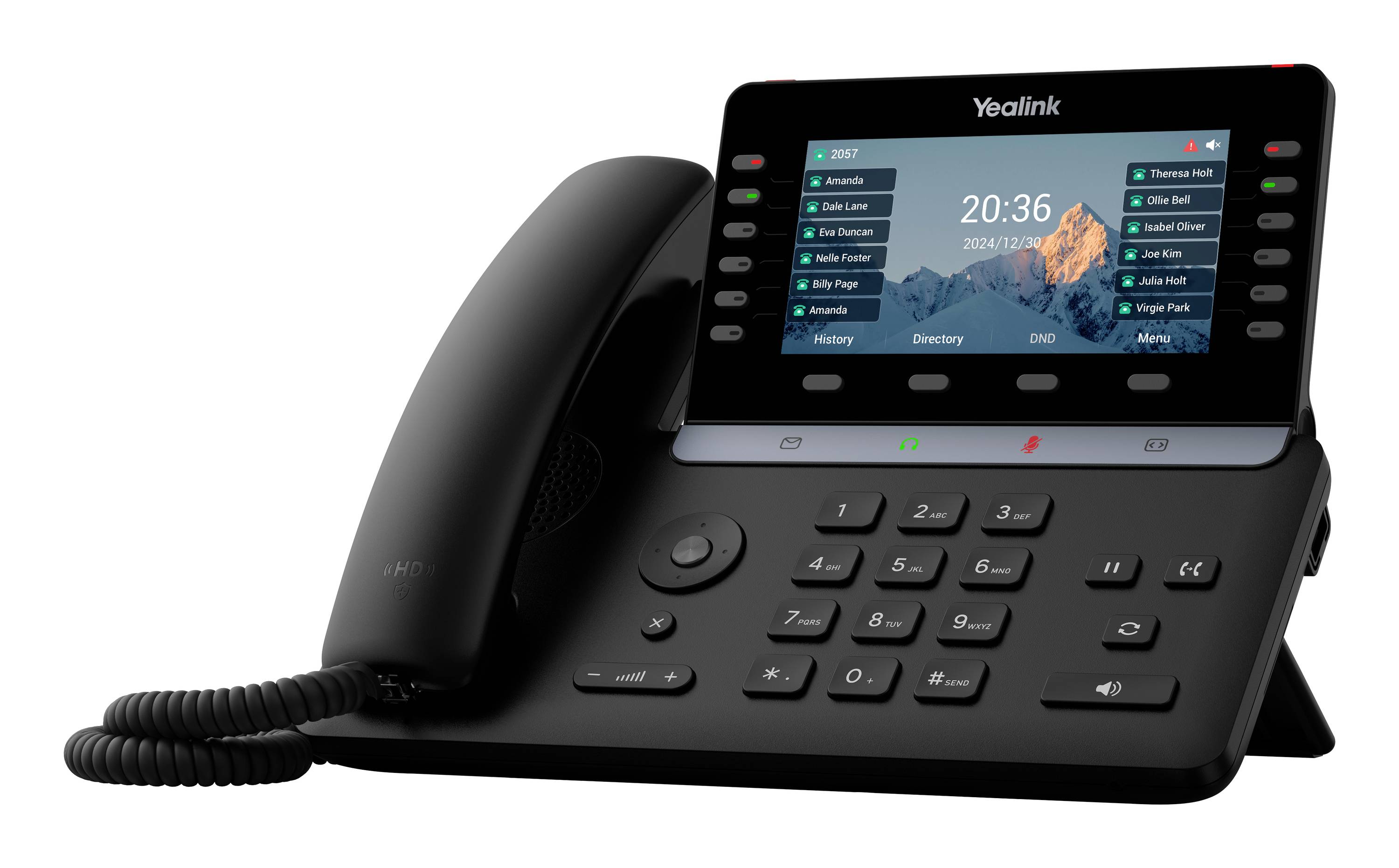 Yealink SIP-T85W Systemtelefon,VoIP Schwarz