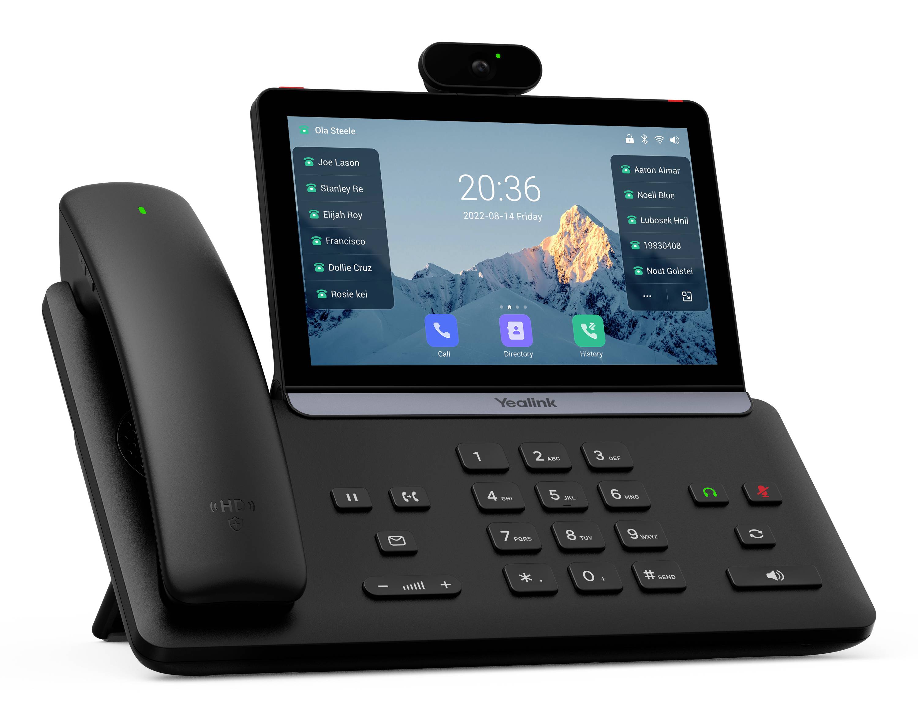 Yealink SIP-T88V Pro Systemtelefon,VoIP Schwarz