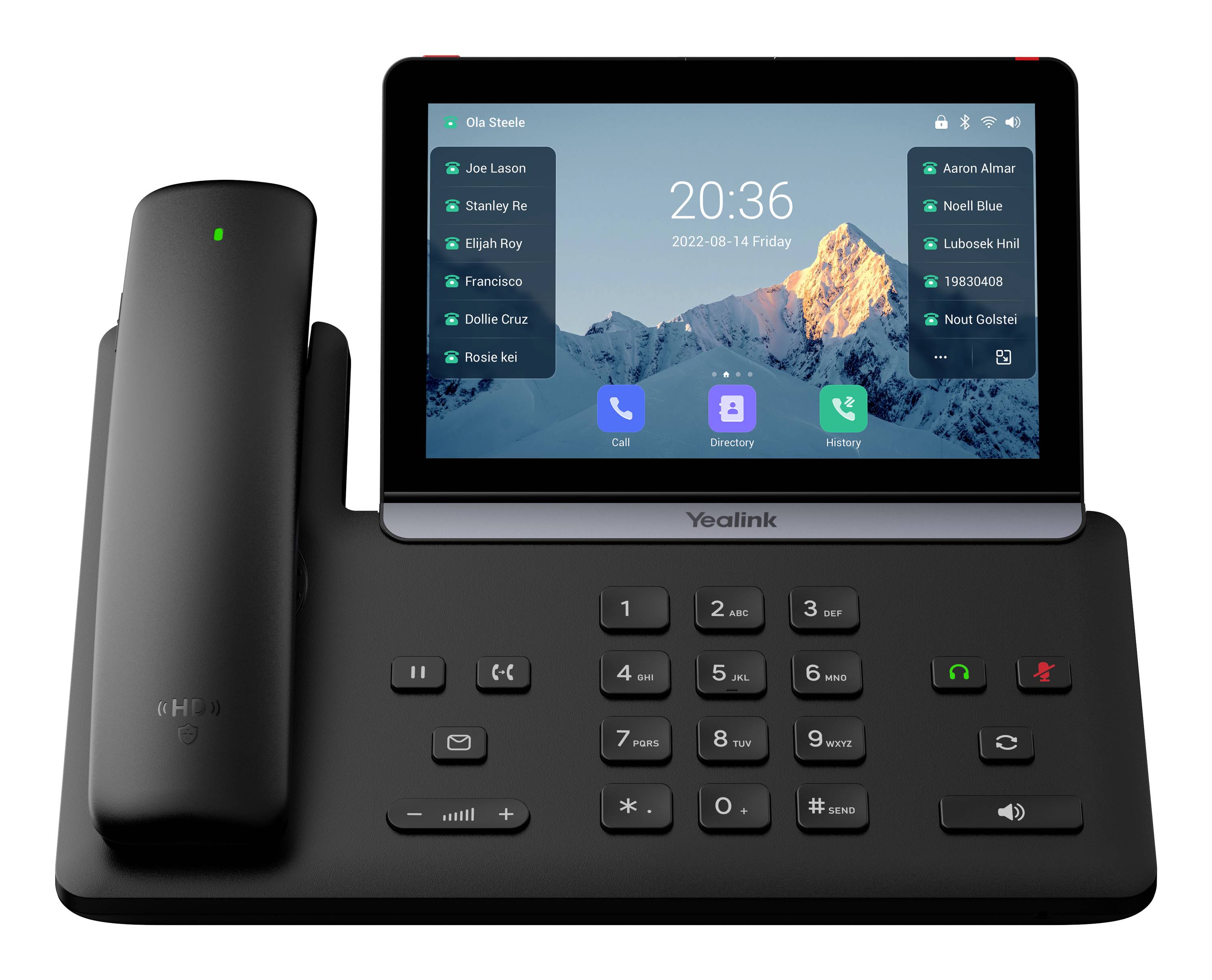 Yealink SIP-T88W Pro Systemtelefon,VoIP Schwarz