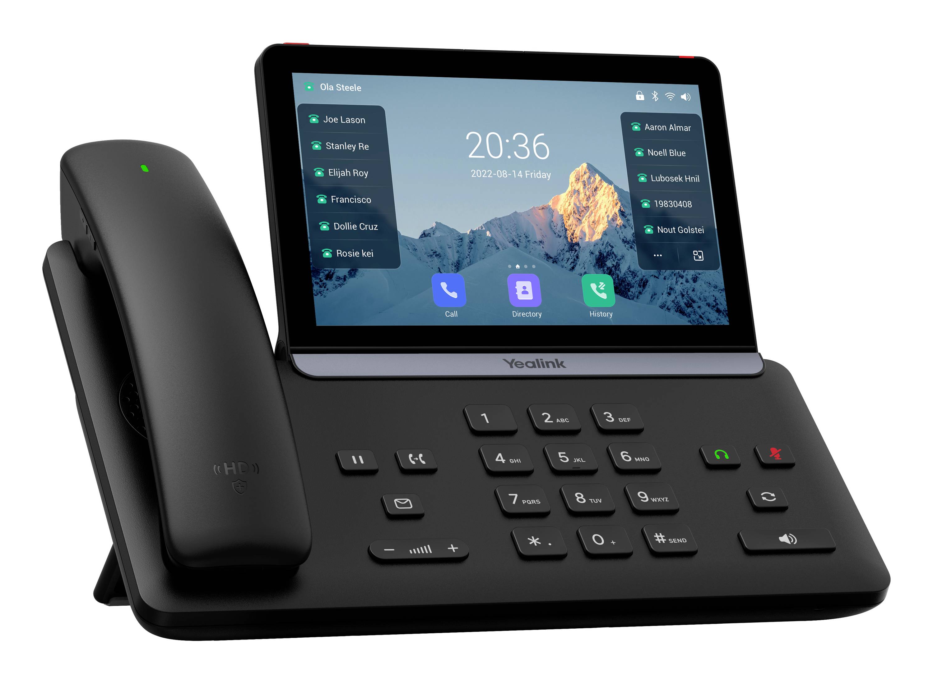 Yealink SIP-T88W Pro Systemtelefon,VoIP Schwarz