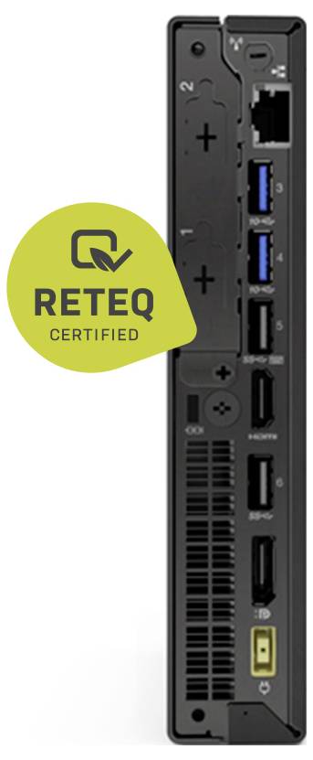 Lenovo ThinkCentre M720Q TINY 10TA Desktop PC (generalüberholt) (sehr gut) Intel® Core™ i5 Core i5-8500T 16GB 256GB SSD Windows®