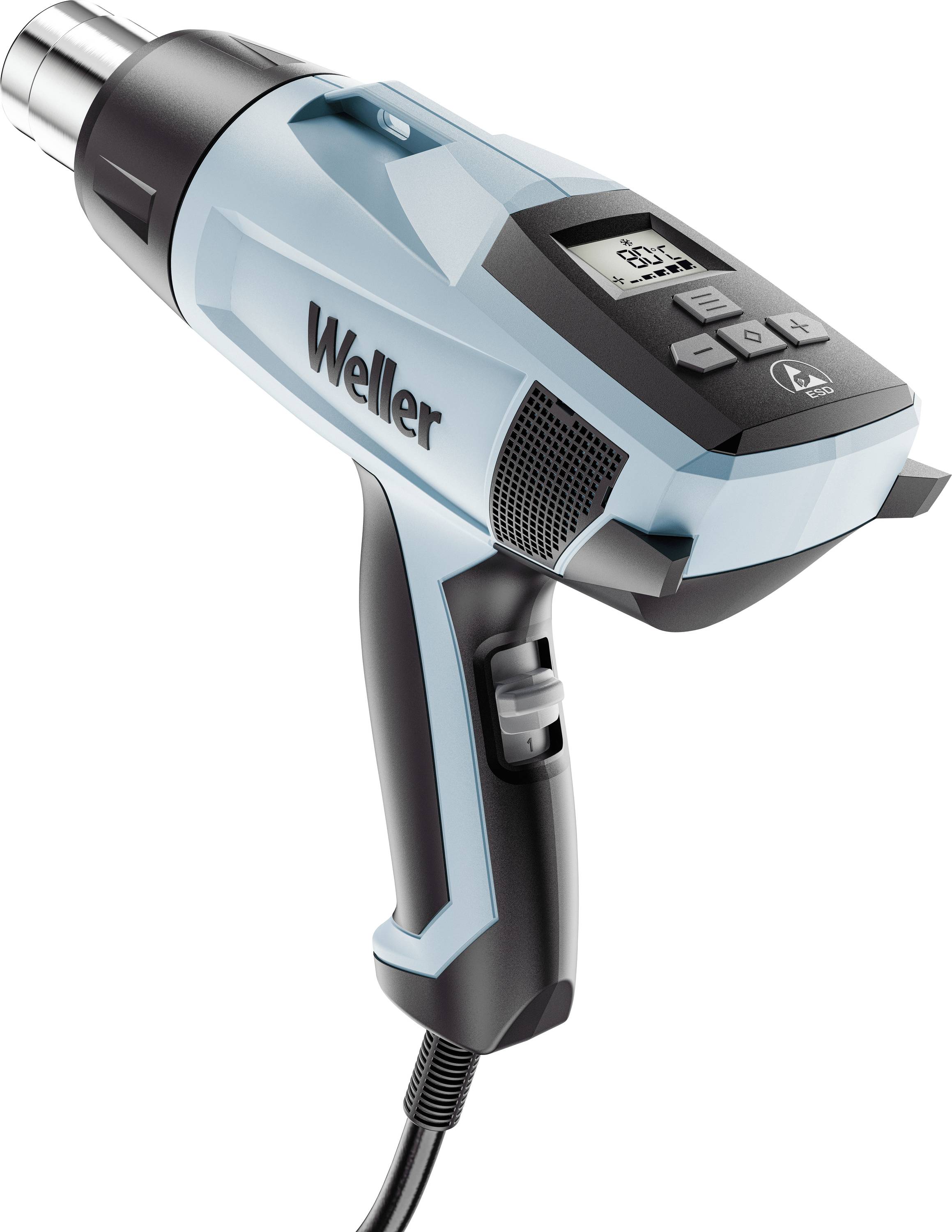 Weller T0053101399 WHG1 ESD Heat Gun, 2300W /230V, UK Heißluftgebläse ...