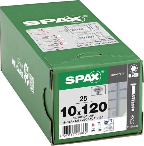 SPAX 1871011001205 Betonschraube 10 mm 120 mm 50 St.