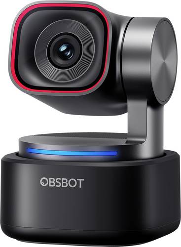 Obsbot Tiny 3 4K-Webcam 3840 x 2160 Pixel Gestensteuerung, Mikrofon, Schnelles Auto-Tracking per AI