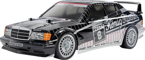 Tamiya TT-02 M-B 190E Evo.II '91 Kö-Pi. Brushed 1:10 RC Modellauto Elektro Rennwagen Allradantrieb