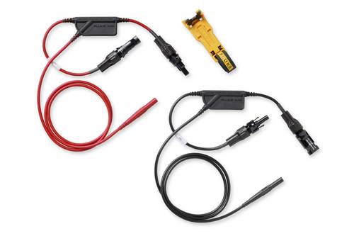 Fluke 5590605 Messleitung MC4 Stecker, MC4 Buchse Bananenstecker 4 mm Schwarz, Rot 1 St.