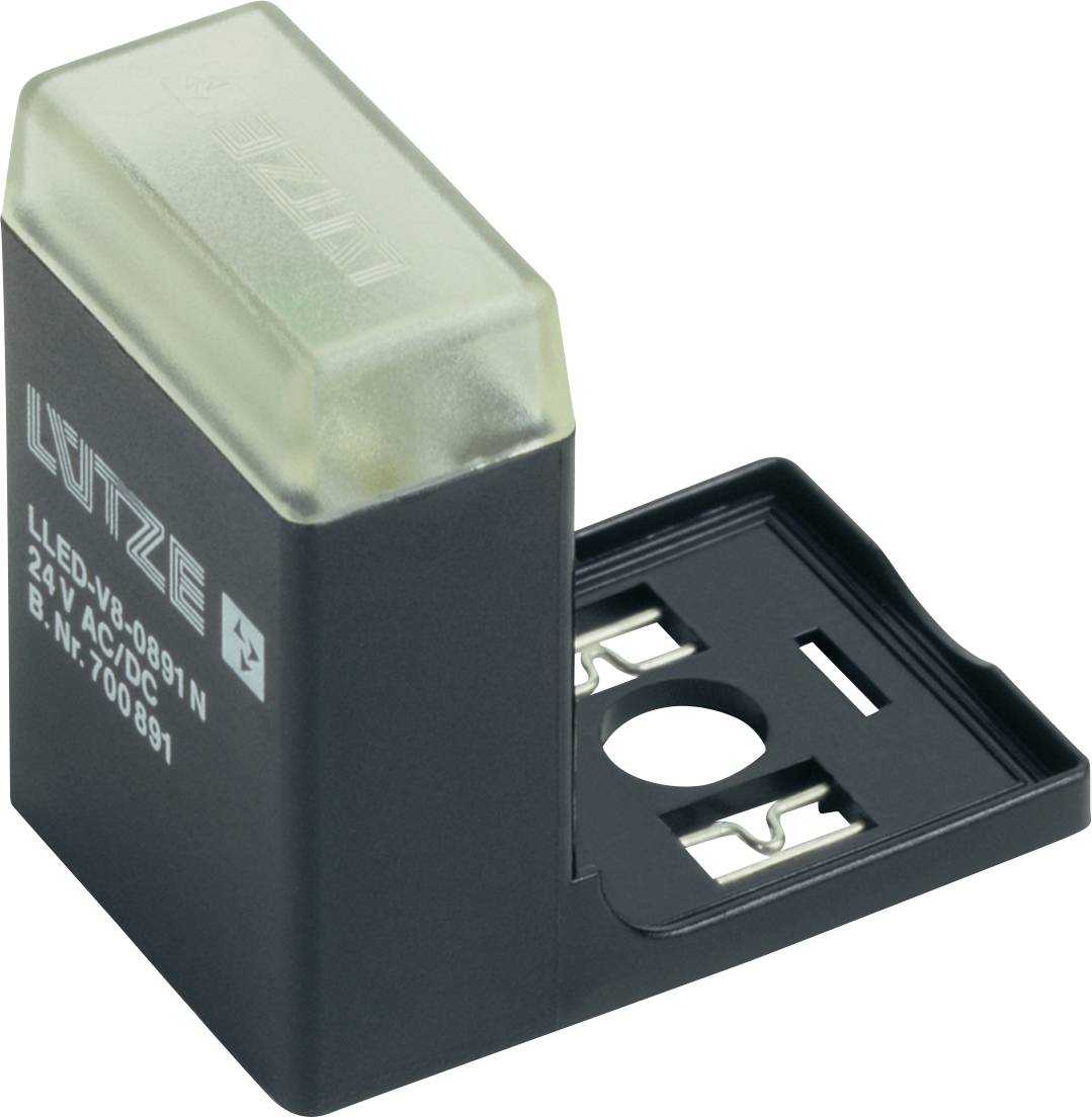 Schwarzes elektrisches Relais mit durchsichtigem Deckel und Montagebasis, abgebildet auf weißem Hintergrund.