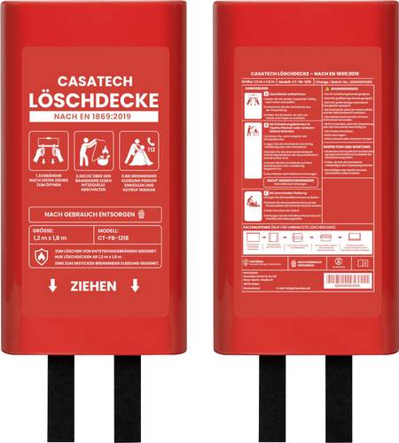 CASATECH CT-FB-1218 Löschdecke 1200 mm x 1800 mm
