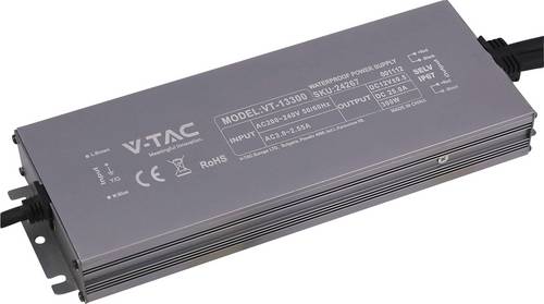V-TAC VT-13300 300W LED POWER SUPPLY 12V 25A IP67 LED-Trafo Konstantspannung 300 W 25 A 12 V Übersp