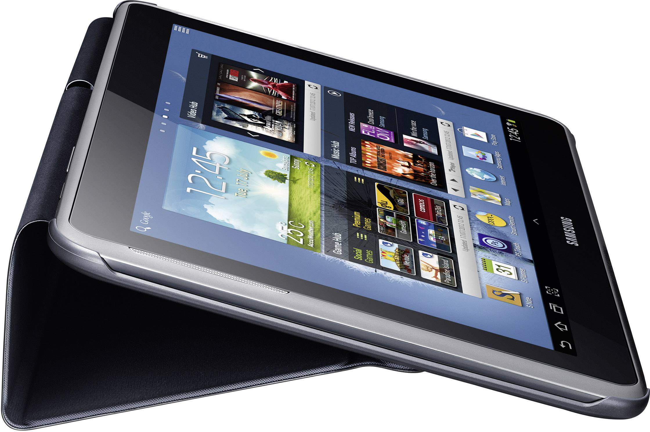 Samsung Note 10.1 Bookcover Dark-Grey