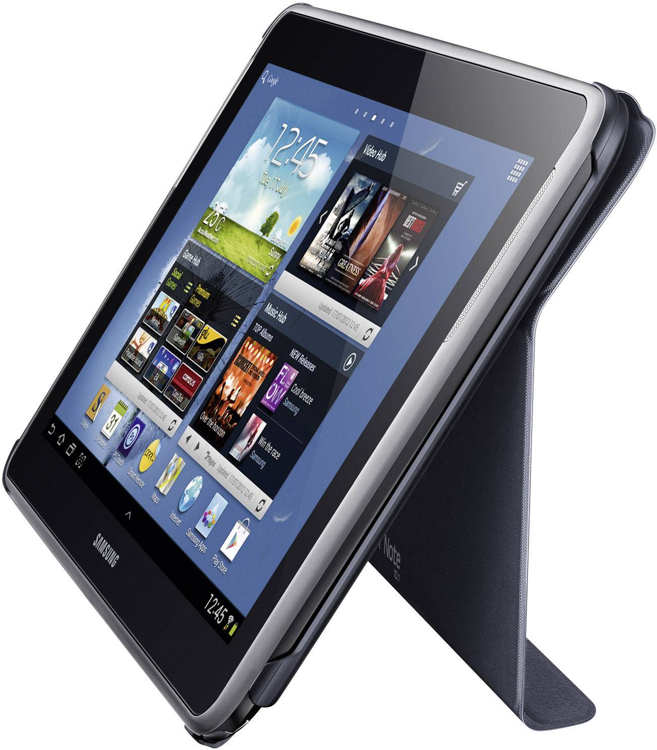 Samsung Note 10.1 Bookcover Dark-Grey