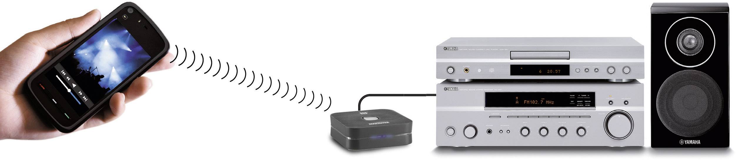 Marmitek BoomBoom 80 Bluetooth® Musik-Empfänger Bluetooth Version: 3.0, A2DP 15m unterstützt NFC-Übertragung