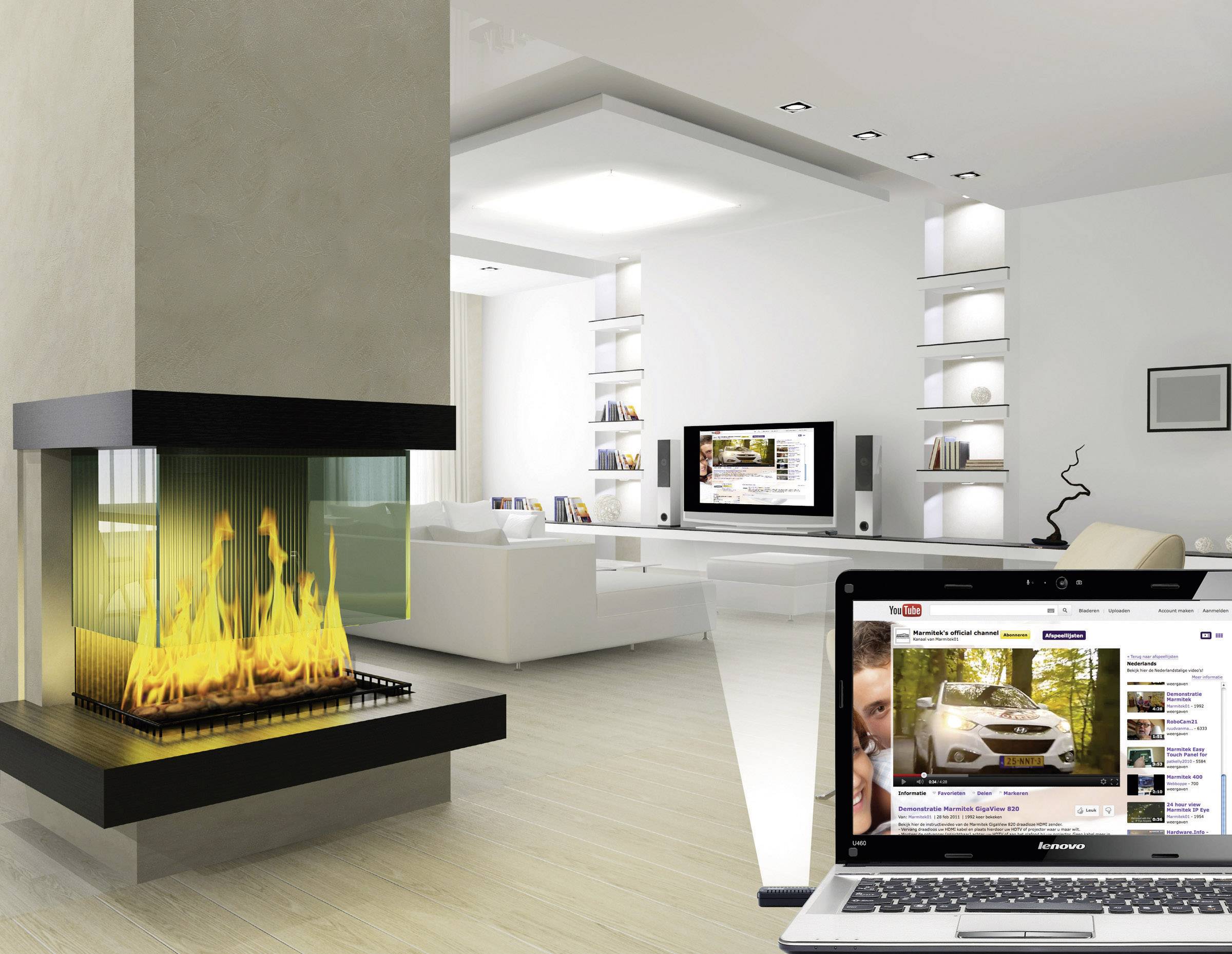 Marmitek GigaView 811 HDMI-Funkübertragung (Set) 10 m 5.6 GHz 1920 x 1080 Pixel variabler Frequenzbereich