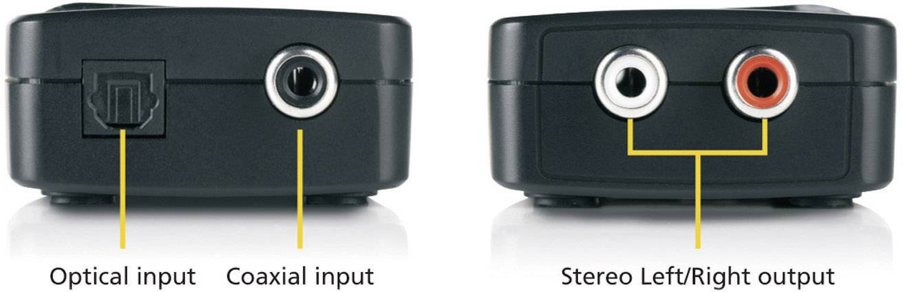 Marmitek AV Konverter Connect DA21 [Toslink, Cinch-Digital - Cinch]