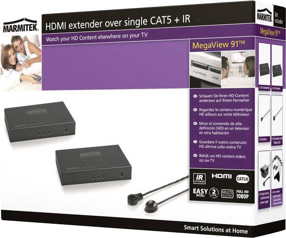 Marmitek MegaView 91 HDMI® Extender (Verlängerung) über Netzwerkkabel RJ45 100 m