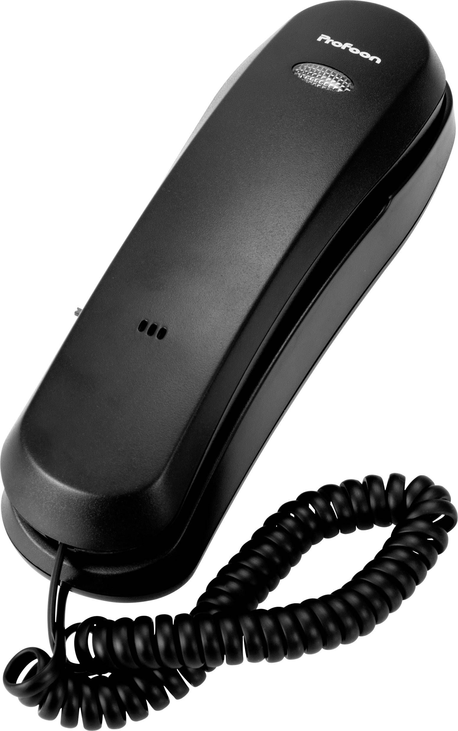 Profoon TX-105 Schnurgebundenes Telefon, analog Optische Anrufsignalisierung kein Display Schwarz