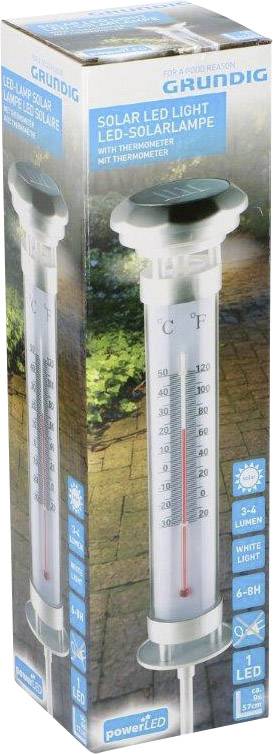 Grundig Solar Garten-Thermometer 89640